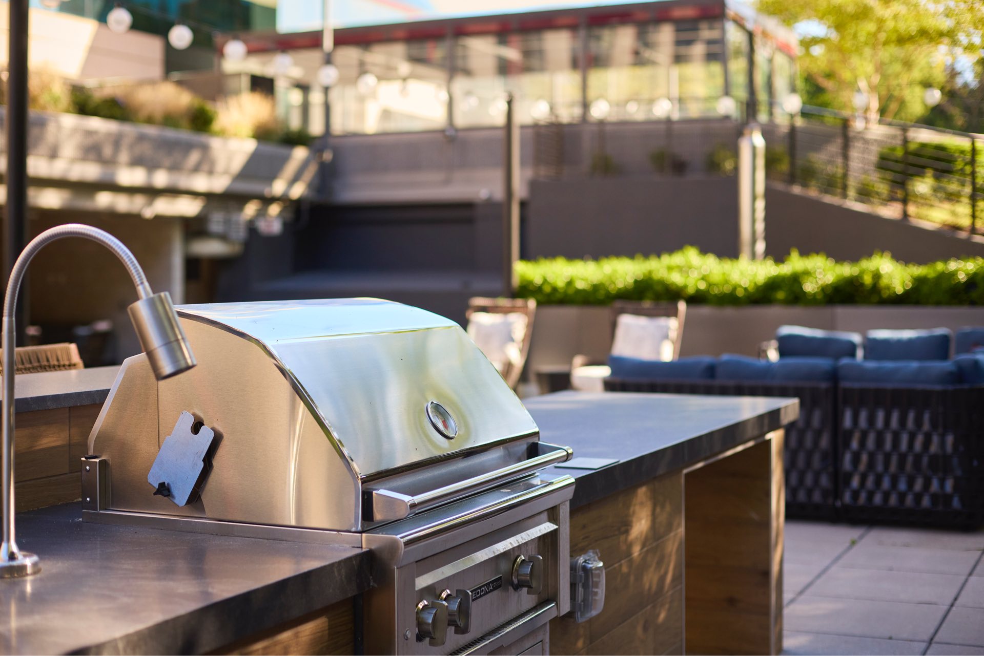 Enjoy al fresco dining with our outdoor grilling stations